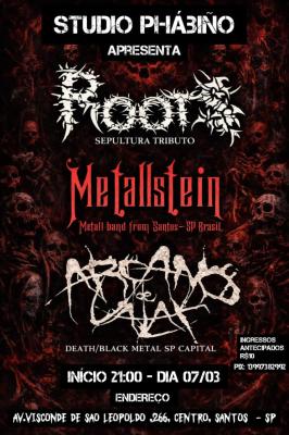 METALLSTEIN : Death/Thrash santista prepara massacre sonoro no Studio Phábino em Santos/SP - Notícias - Arrepio Produções - Patos de Minas/MG