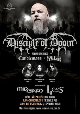 Uma das principais vozes do doom metal mundial, Robert Lowe traz clássicos do Candlemass e Solitude Aeturnus em turnê inédita no Brasil com o projeto Disciples Of Doom - Notícias - Arrepio Produções - Patos de Minas/MG