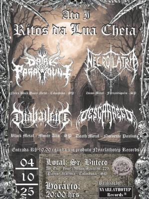DIABÁLLEIN : Brutalidade Black Metal anuncia caos no ‘Ritos da Lua Cheia - Ato I’ - Notícias - Arrepio Produções - Patos de Minas/MG