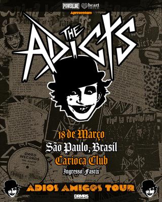 The Adicts volta a São Paulo em março com show de despedida dos palcos - Notícias - Arrepio Produções - Patos de Minas/MG