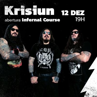 Com ingressos esgotados, Warshipper e Infernal Course se apresentam com Crypta e Krisiun no Sesc Sorocaba dentro do projeto 