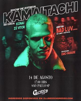 Kamaitachi faz show de estreia em agosto, no Carioca Club (SÃ£o Paulo) - Notícias - Arrepio Produções - Patos de Minas/MG
