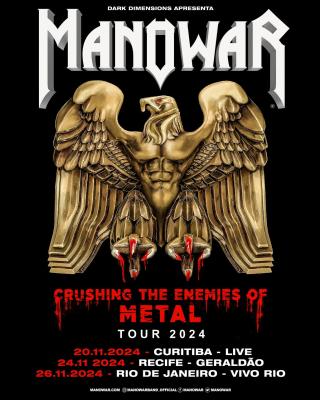Manowar anuncia três shows no Brasil para novembro! - Notícias - Arrepio Produções - Patos de Minas/MG