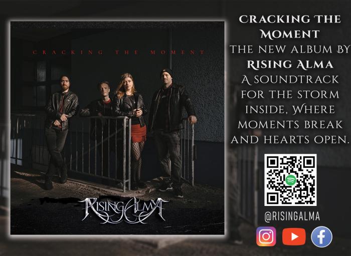 RISING ALMA apresenta o álbum “Cracking The Moment” …+ lyric video do single “Games” - Notícias - Arrepio Produções - Patos de Minas/MG