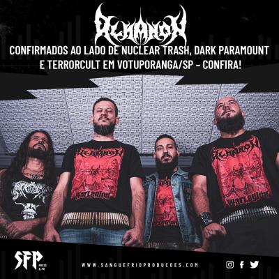 ALMANON: Confirmados ao lado de Nuclear Trash, Dark Paramount e Terrorcult em Votuporanga/SP  - Notícias - Arrepio Produções - Patos de Minas/MG