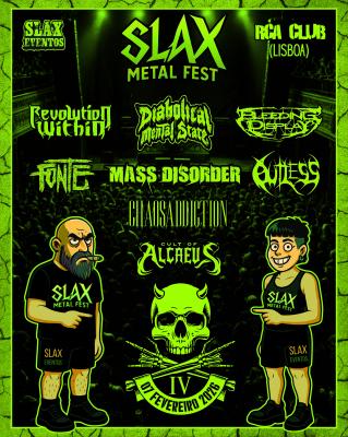 SLAX METAL FEST 2026 – DEVASTAÇÃO TOTAL EM LISBOA - Notícias - Arrepio Produções - Patos de Minas/MG