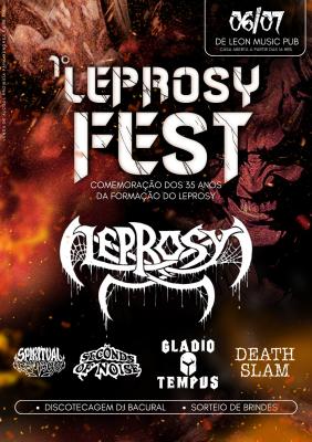 LEPROSY: Perto de lançar novo single, “Headless Mule”, banda anuncia o ‘1º Leprosy Fest’ - Notícias - Arrepio Produções - Patos de Minas/MG