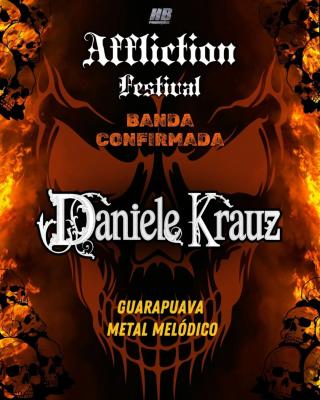 DANIELE KRAUZ: 6ª edição do ‘Affliction Festival’ acontece neste fim de semana – confira os detalhes  - Notícias - Arrepio Produções - Patos de Minas/MG