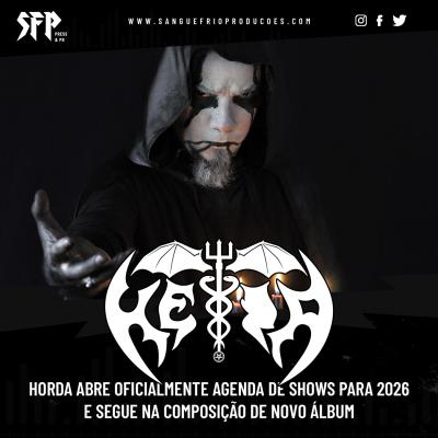 HÉIA: Horda abre oficialmente agenda de shows para 2026 e segue na composição de novo álbum - Notícias - Arrepio Produções - Patos de Minas/MG