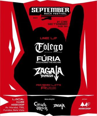 September Rock Festival Agitará a Cena Underground de Patos de Minas neste fim de semana - Notícias - Arrepio Produções - Patos de Minas/MG