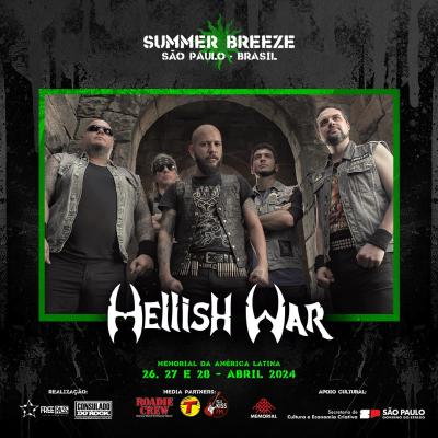 Hellish War se apresenta no Summer Breeze Brasil neste domingo - Notícias - Arrepio Produções - Patos de Minas/MG