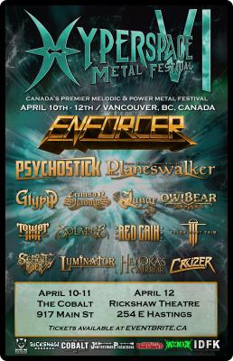 HYPERSPACE METALFEST anuncia programação de 2025 com ENFORCER, PSYCHOSTICK, RED CAIN e mais! - Notícias - Arrepio Produções - Patos de Minas/MG