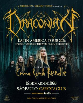 Draconian retorna a São Paulo em 2026 com nova formação e novo álbum - Notícias - Arrepio Produções - Patos de Minas/MG