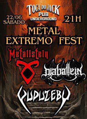 DIABÁLLEIN: ‘Metal Extremo Fest’ com Metallstein e Vuduzebu acontece neste sábado (22) - Notícias - Arrepio Produções - Patos de Minas/MG