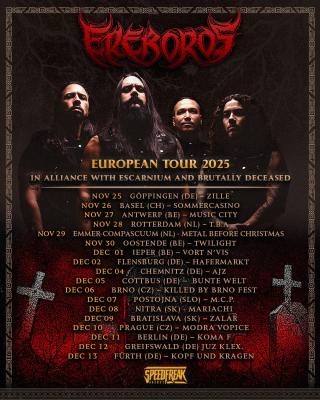 A banda brasileira Ereboros anuncia turnê europeia em 2025 - Notícias - Arrepio Produções - Patos de Minas/MG