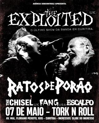 The Exploited anuncia show de despedida dos palcos em Curitiba - Notícias - Arrepio Produções - Patos de Minas/MG