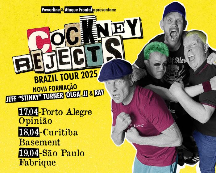 Cockney Rejects, com Olga do Toy Dolls na nova formação, no Brasil em 2025 - Notícias - Arrepio Produções - Patos de Minas/MG