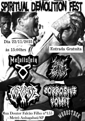METALLSTEIN: Duo de Death/Thrash Metal leva brutalidade ao ‘Spiritual Demolition Fest’ em frente à lendária Woodstock neste sábado (22) - Notícias - Arrepio Produções - Patos de Minas/MG