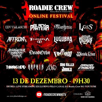 FIM DO MUNDO : Fim de semana com ‘Roadie Crew – Online Festival’ e ‘Moto Fest Tatoo’  - Notícias - Arrepio Produções - Patos de Minas/MG