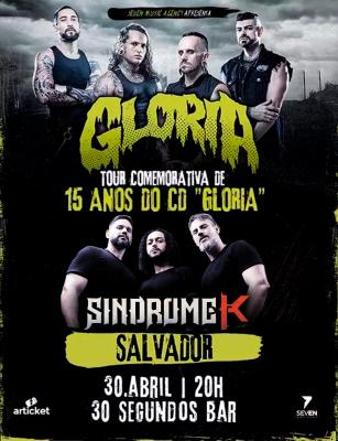 SÍNDROME K : Show ao lado de Glória acontece nesta terça-feira (30/04) em Salvador/BA - Notícias - Arrepio Produções - Patos de Minas/MG