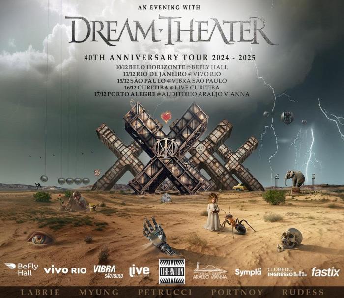 Dream Theater, com Portnoy de volta, faz cinco shows no Brasil em dezembro - Notícias - Arrepio Produções - Patos de Minas/MG