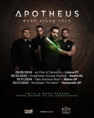 APOTHEUS se apresentará em Lisboa com Pain of Salvation e no ProgPower Europe na Holanda - Notícias - Arrepio Produções - Patos de Minas/MG