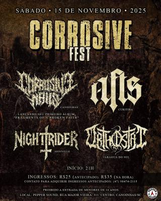 ORTHOSTAT : Banda retorna aos palcos catarinenses como atração do ‘Corrosive Fest’ em novembro - Notícias - Arrepio Produções - Patos de Minas/MG
