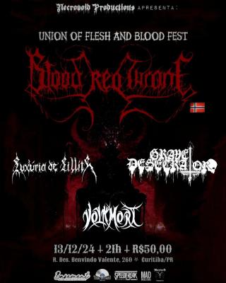 VOLKMORT: Ao lado de Luxúria de Lillith, Grave Desecrator e os noruegueses do Blood Red Throne em dezembro - Notícias - Arrepio Produções - Patos de Minas/MG