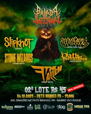 BALADA INFERNAL FESTIVAL: Contagem regressiva para o fim do segundo lote – ingressos e combos exclusivos  - Notícias - Arrepio Produções - Patos de Minas/MG