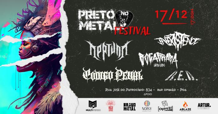 Falta menos de um mês para o Preto no Metal Festival - Notícias - Arrepio Produções - Patos de Minas/MG